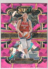 2024 Select WNBA Parallel Cracked Ice Pink STEFANIE DOLSON #9 Mystics