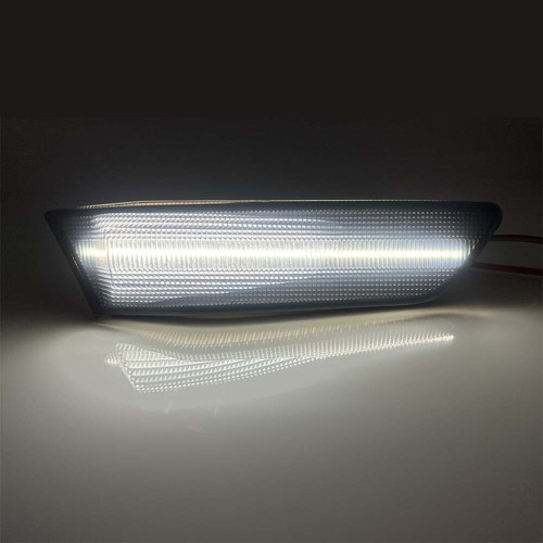 Clear LED Front Bumper Side Marker Light For 03-07 Infiniti G35 Coupe Skyline - Picture 5 of 7