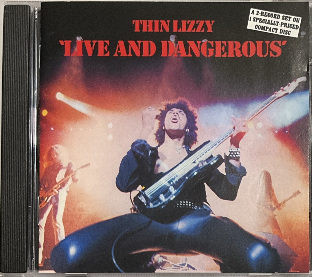 Thin Lizzy - Live & Dangerous CD 1990 Warner Bros. Records Thin Lizzy - Live & Dangerous CD 1990 Warner Bros. Records