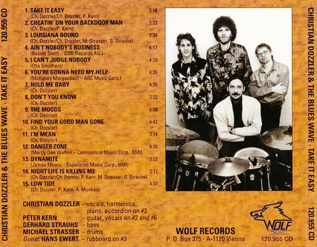 CHRISTIAN DOZZLER TAKE IT EASY NEW CD