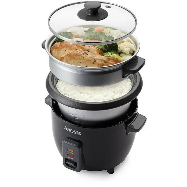 Aroma 6-Cup Pot Style Rice Cooker
