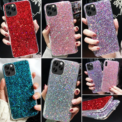 For Iphone 14 Pro Max 13 12 11 Xs Max Xr 7 8 Bling Glitter Cute Phone Case Cover Ebay