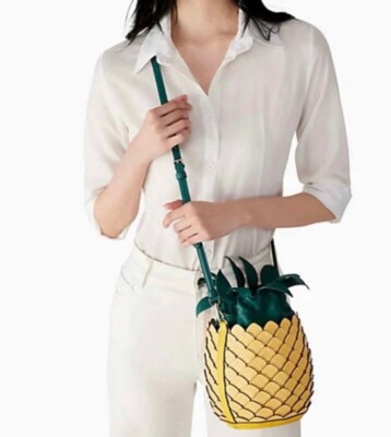 NEW Kate Spade Colada 3D Pineapple Crossbody Bag K7321 $428