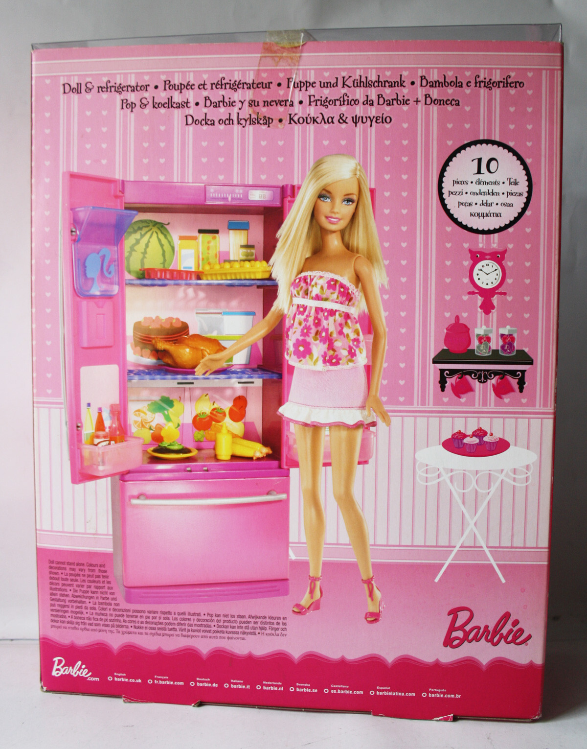 Diversen Fruitig Ochtend gymnastiek RARE 2008 BARBIE PINK DOLL + REFRIGERATOR KITCHEN P9138 MATTEL NEW !  27084186796 | eBay