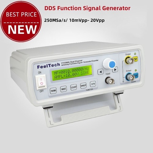FY3200S 25MHz 2CH Arbitrary Waveform DDS Function Signal Generator 10mVpp-20Vpp - Picture 1 of 8