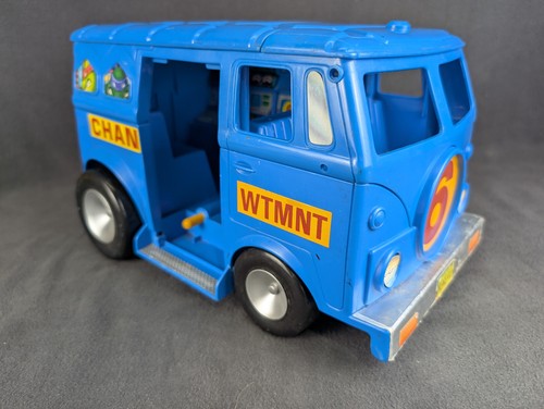 TMNT Channel 6 News Van Teenage Mutant Ninja Turtles 1992 Incomplete - Picture 12 of 19