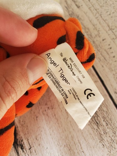 Disney Store 2000 ANGEL Tigger Piglet POOH Bean Bag Plush NWT Carolers Choir - Picture 5 of 12