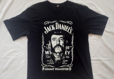 Lemmy Kilmister Motorhead Jack Daniel's T-Shirt size 5XL UK