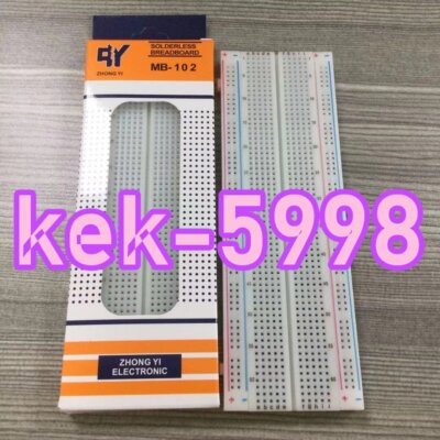 2PCS MB-102 Red and Blue Line Breadboard 830 Hole Breadboard
