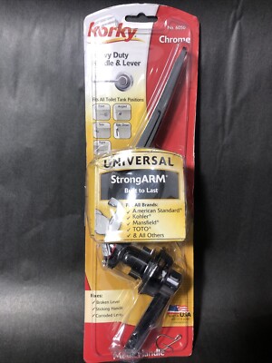 Korky StrongArm Handle And Lever 6050 Toilet Flush Adjustable New