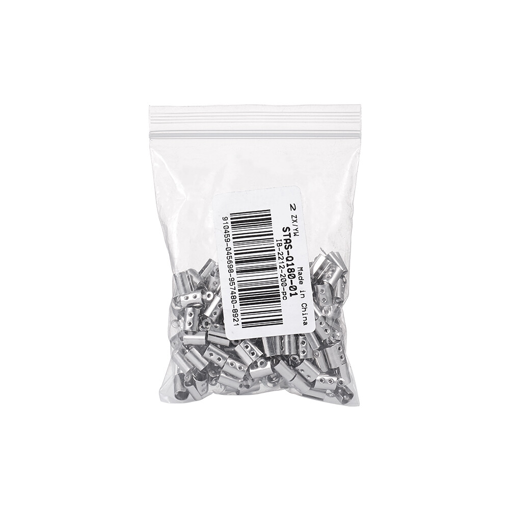 【s】 200Pcs Stainless Steel Column Cord Ends Fit For 1mm Rhinestone