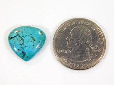 Natural Kingman Turquoise Pear Shape Cabochon Gemstone 7.30 Ct D0=208