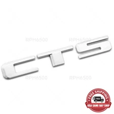 For Cadillac CTS V Rear Trunk Decklid Letter Badge Emblem Nameplate Sport Chrome