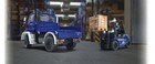 Carson 500907722  1:14 Gabelstapler Linde THW + MB Unimog U300 Kombi- Set