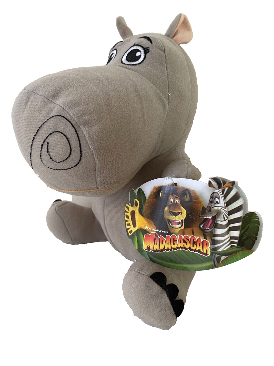Gloria the Hippo from Madagascar 10 inch Plush Toy Stuffed Animal