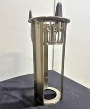 H.D COMMERCIAL S.STEEL  9 3/4"D PLATE HOLDER DISPENSER SPRING LOADED FUNCTION