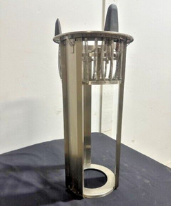 H.D COMMERCIAL S.STEEL  9 3/4"D PLATE HOLDER DISPENSER SPRING LOADED FUNCTION