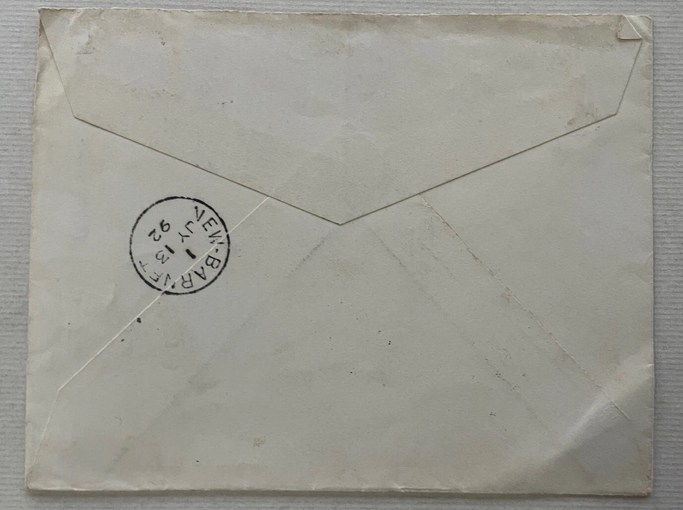 México 12c Brown Hidalgo Medallion On Cover. June 1892 To England Via Laredo NY - Image 4 of 4