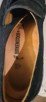 Birkenstock Footprint Suede Loafers Black 11 (EU 44) Narrow 