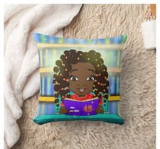 kids throw pillow