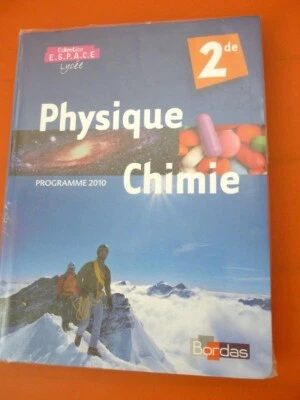 Livre scolaire Seconde 2nde Lycée PHYSIQUE CHIMIE BORDAS - C. NEUF - Photo 1/2