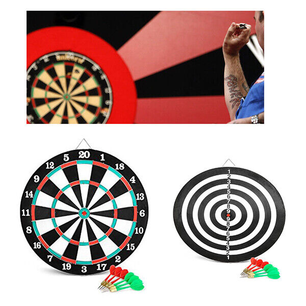 Tiro Al Bersaglio + 6 Freccette Bifacciale Diametro 36 Cm Board Gioco Sport 249 CB10765 Tiro Al Bersaglio + 6 Freccette Bifacciale Diametro 36 Cm Board Gioco Sport 249 CB10765