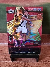 2020-21 KAWHI LEONARD Panini NBA Hoops Lights Camera Action Purple Explosion #19