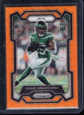 2023 Panini Prizm ISRAEL ABANIKANDA Orange Wave /60 SP Rookie RC #379