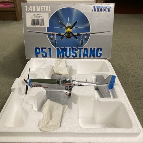 Collection Armour 98007 1:48 P-51 Mustang USAAF WWII Aces Untouched - 第 1/11 張圖片