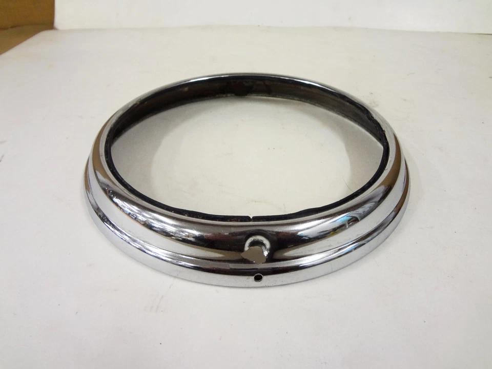 1941 Pontiac Headlight Bezel Trim Ring Rim Door Deluxe Custm Streamliner Torpedo - Image 2 of 4