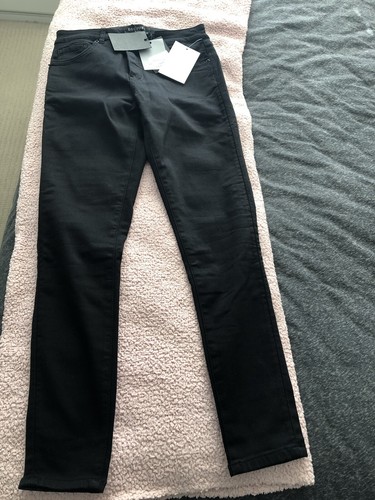 Riley 5 Pocket Black Decjuba Jeans | eBay