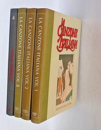 Libro  La Canzone Italiana vol 1 2 3 4 - Ed. Fabbri