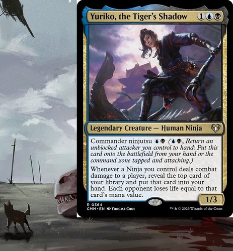 Yuriko, the Tiger's Shadow NINJA Commander Deck Magic Cards MTG Ready-to-Play - Picture 1 of 12