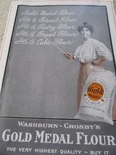 1910 Gold Medal Flour Advertising, Washburn-Crosby Company, Minneapolis, MN