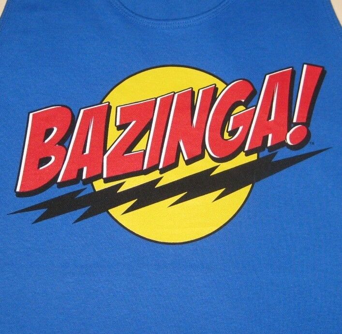 Big Bang Theory BAZINGA! Men's Tank Top Officially Licensed Merchandise ...