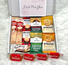 Afternoon Tea Letterbox Gift Box Biscuit Chocolate Treat Hamper Hug in a Box