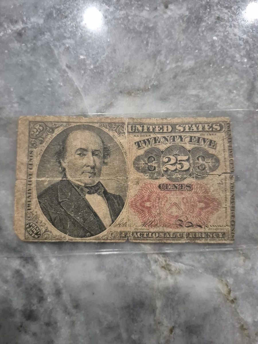 Circulated 25c Denomination US Fractional Paper Currency for sale