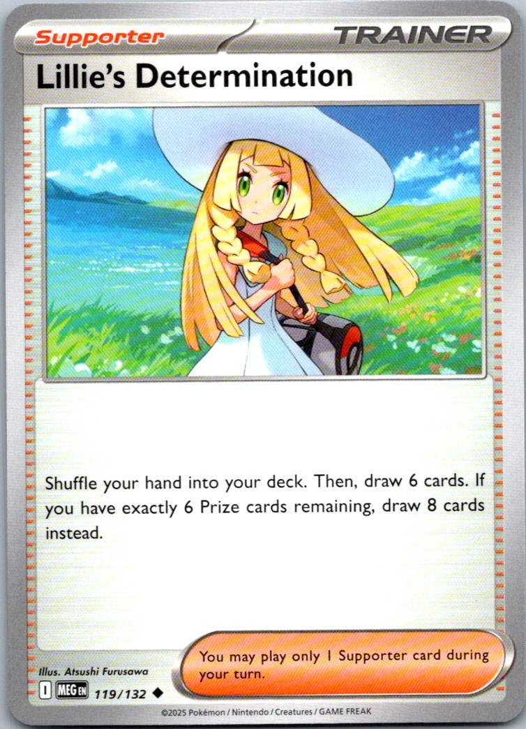 Lillie's Determination Uncommon ME01: Mega Evolution 119/132 NM