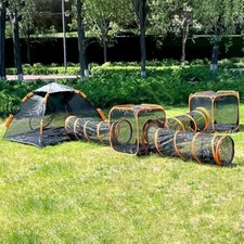 Catio Outdoor Cat Enclosures for Indoor Cats, 6-in-1 Outside Large Pla