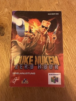 Duke Nukem: Zero Hour - Nintendo 64, Anleitung, Deutsch