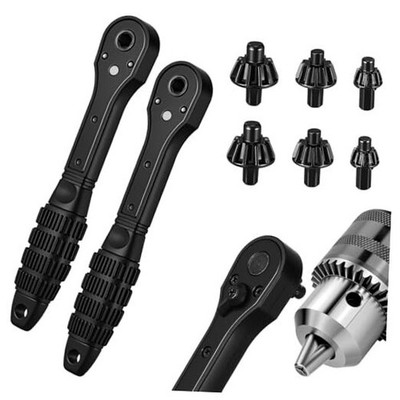Drill Ratchet Spanner06 - Universal Chuck Key Replacement Tool - 1 & 2