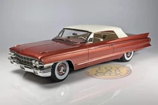 1962 Cadillac Eldorado Biarritz Convertible, Closed 1:18 Mitica 102001