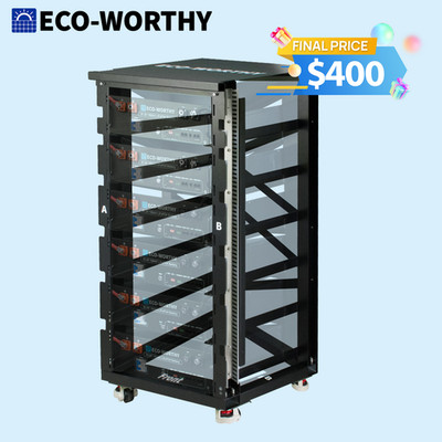 ECO-WORTHY V2 6-Layer Server Rack Compatible with All ECO-WORTHY Rack Battery