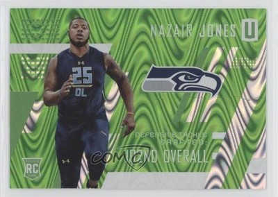 2017 Panini Unparalleled Class of Lime Green 265/499 Nazair Jones Rookie RC e6p