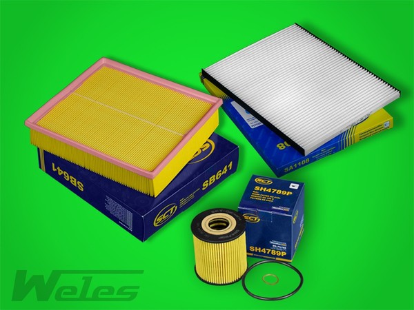 Filtersatz Filterset Filterkit Opel Omega B 2,5 DTI Luft- ÖLfilter Pollenfilter-image