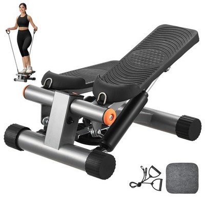 Uimoso Compact Home Exercise Stepper with Hydraulic System and Resistance Bands