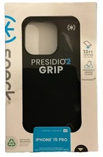 Speck Presidio2 Grip MagSafe with ClickLock Case for Apple iPhone 15 Pro - Black