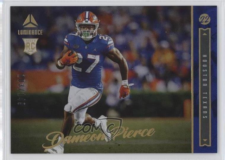 2022 Panini Luminance Rookie Blue 103/149 Dameon Pierce #184 4pn