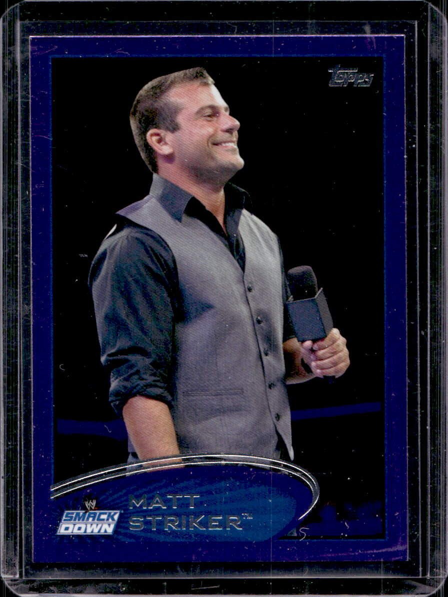 Matt Striker 2012 Topps WWE #24 Purple