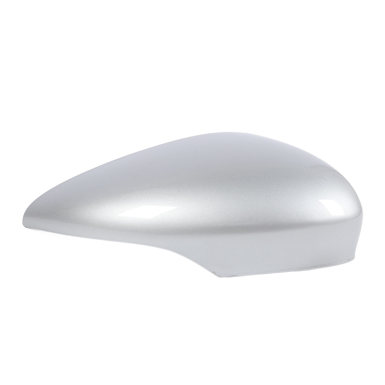 Silver Right Rearview Mirror Cover Strong Protection ABS Plastic Wing Mirror
